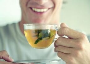 Comer té de jengibre para potencia