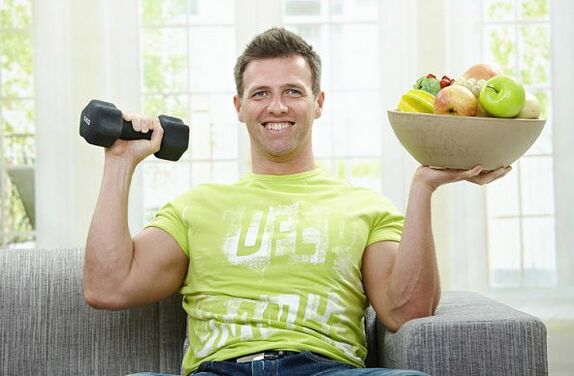 ¡La nutrición saludable y el ejercicio son la clave para la salud de los hombres! 