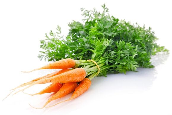 Las zanahorias frescas tienen un efecto positivo en la potencia. 